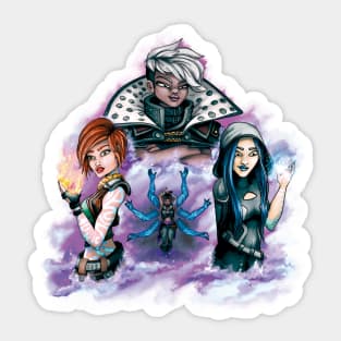 Borderlands girls Sticker